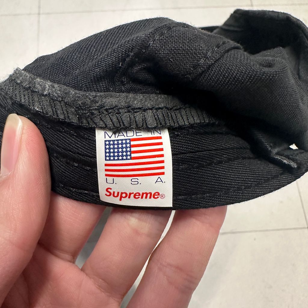 Supreme シュプリーム 17AW Compact Logo 6-Panel Cap キャップ