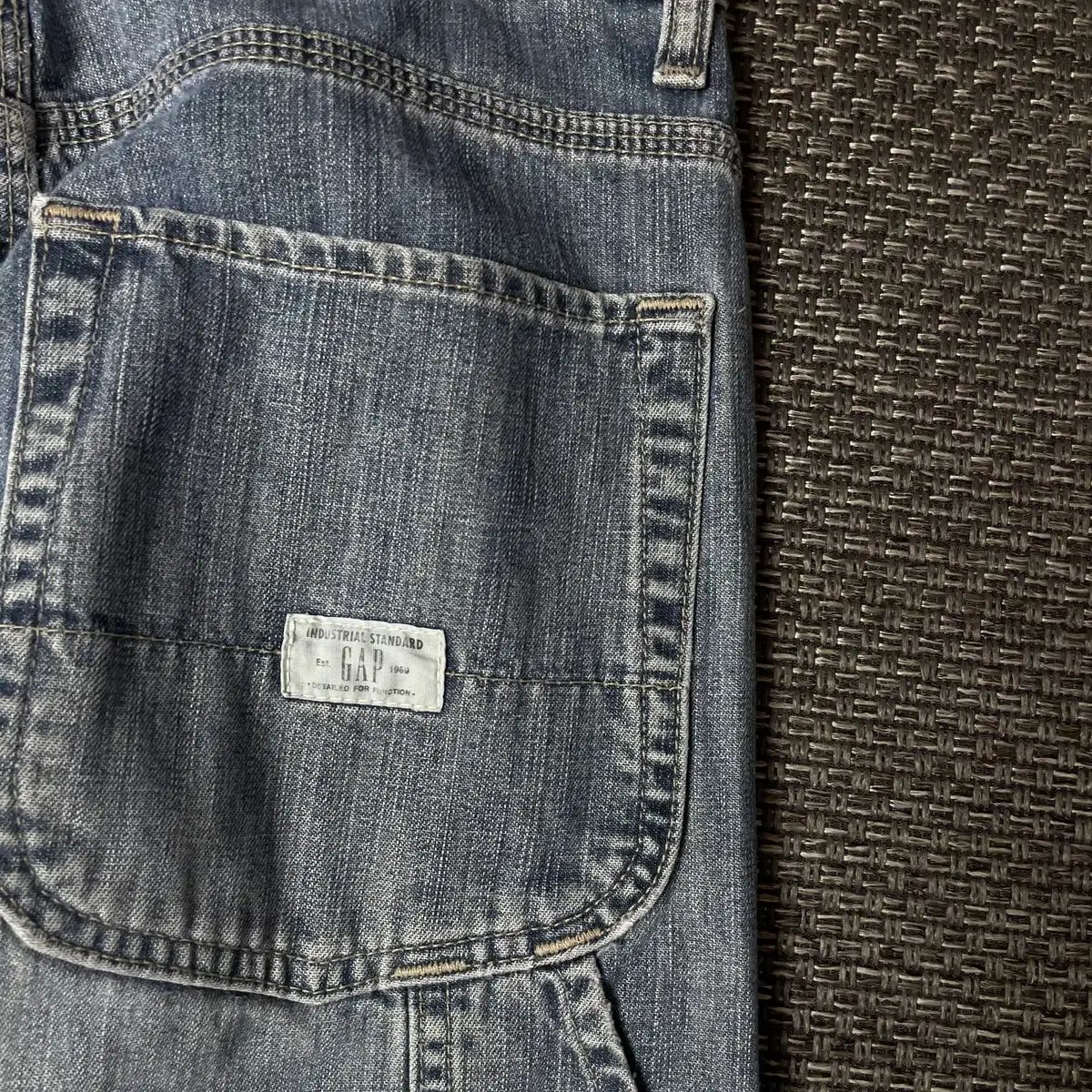 30) GAP ギャップ ライトブルー デニム カーペンター デニム パンツ