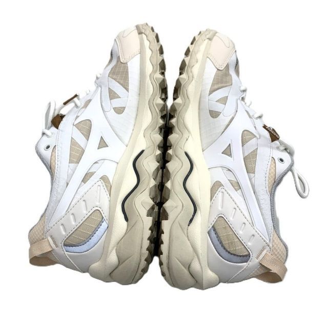 ミー出品 mizuno スニーカー ウェーブムジンTL GTX 26cm ベージュ×ホワイト