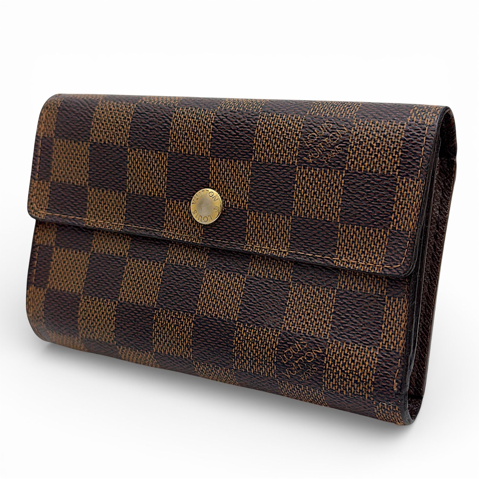 Louis Vuitton 三つ折り財布 ダークブラウン 【公式通販】