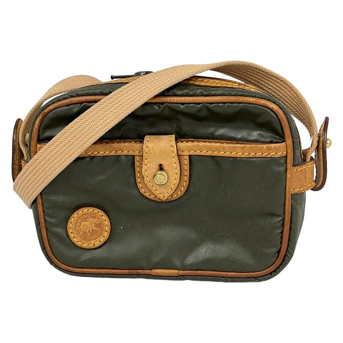 HUNTING WORLD(ハンティングワールド) ショルダーバッグ - カーキ