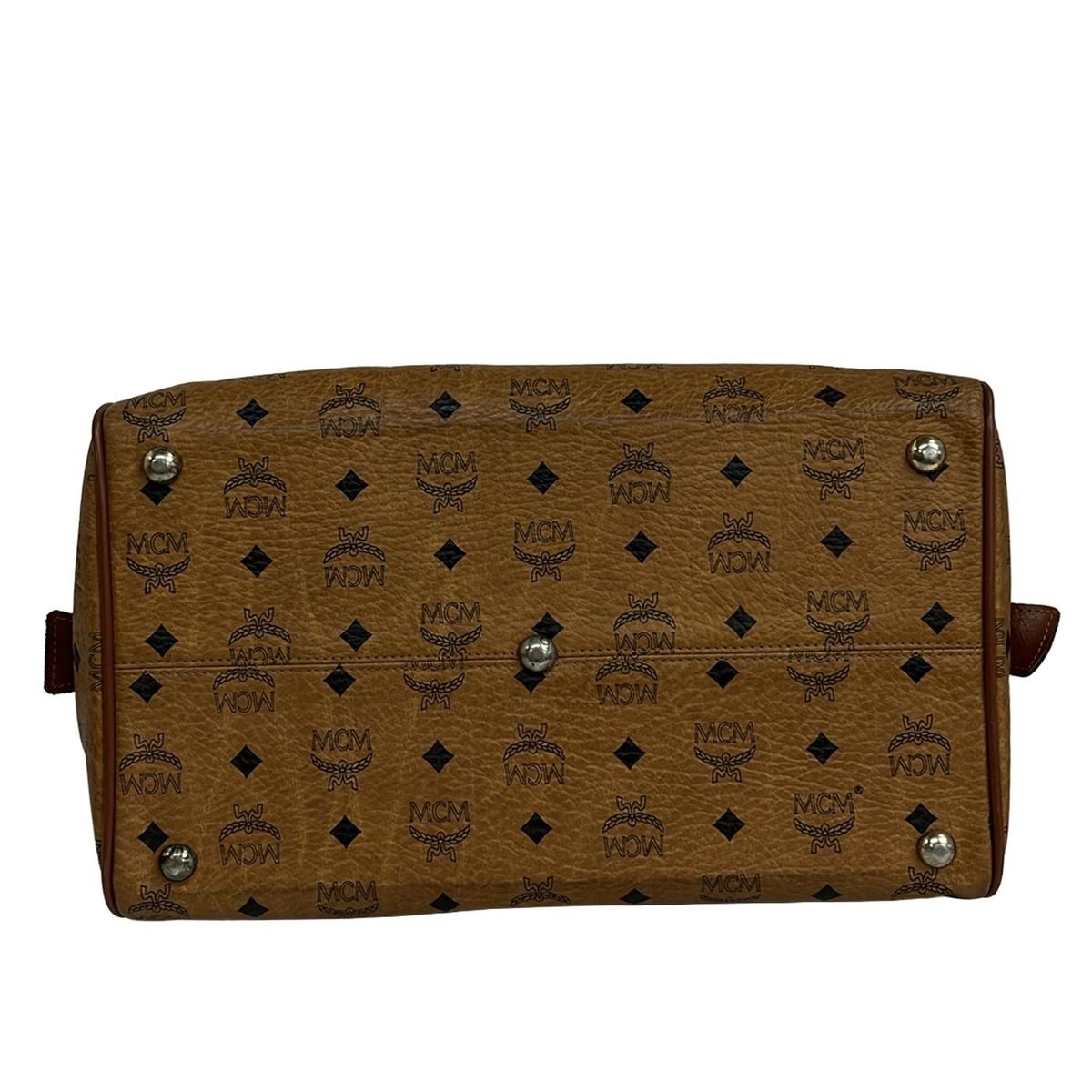 MCM ボストンバッグ 中型 ブラウン MCM ボストンバッグ 中型 ブラウン