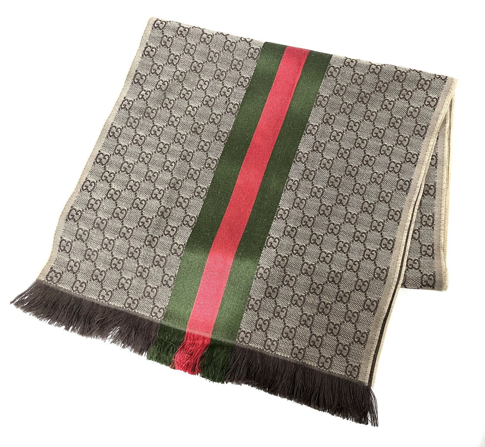 GUCCI｜グッチ GGスプリーム シェリーライン マフラー - メルカリ