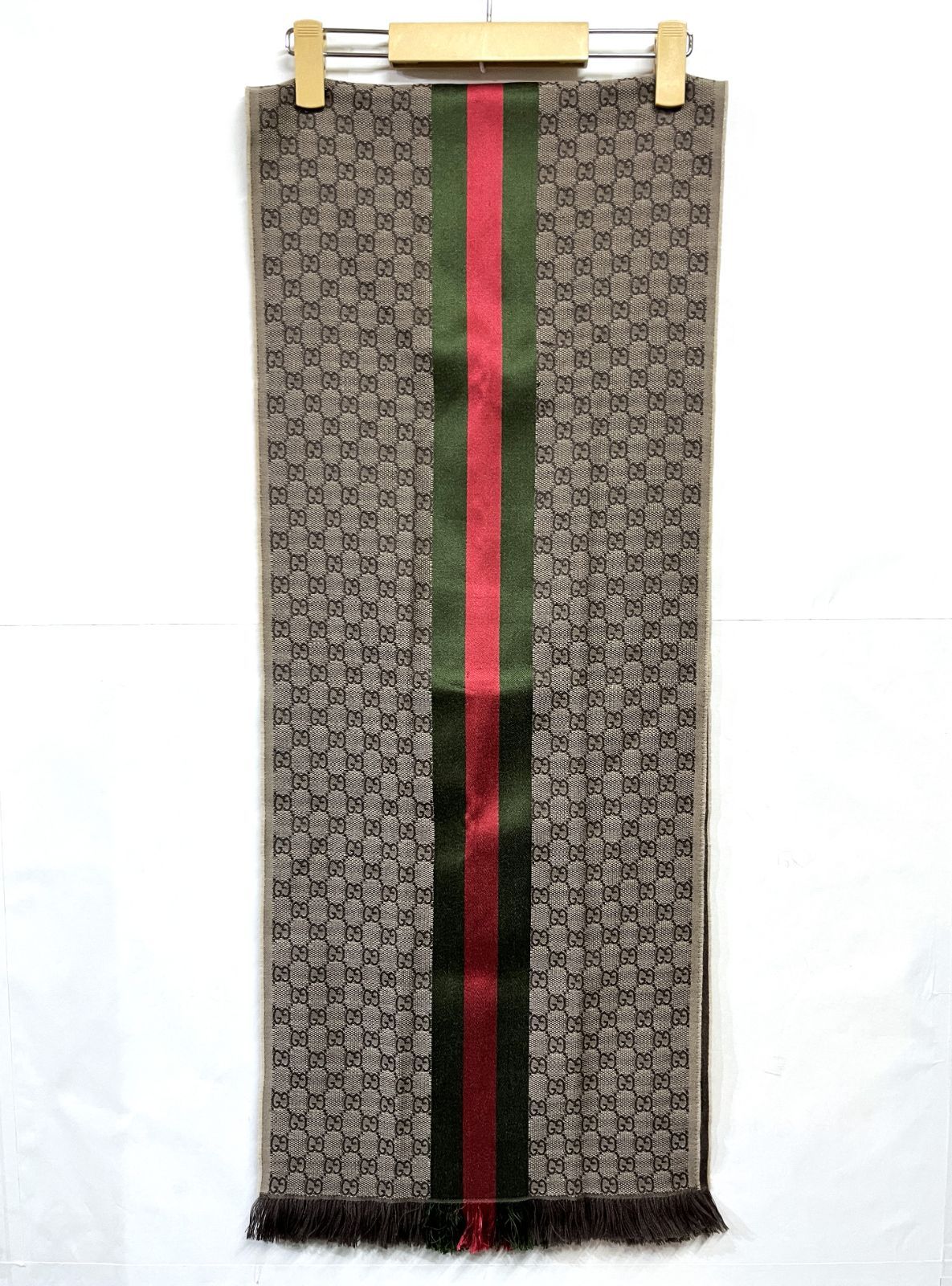 GUCCI｜グッチ GGスプリーム シェリーライン マフラー - メルカリ