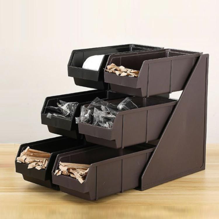 オガナイザー 2段10個 小物ボックス 業務用 飲食店 収納トレー