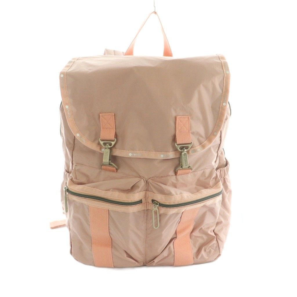 未使用 レスポートサック 大草直子 バックパック ピンク レスポートサック LesportSAC ×大草直子 エッセンシャル MODERN FLAP