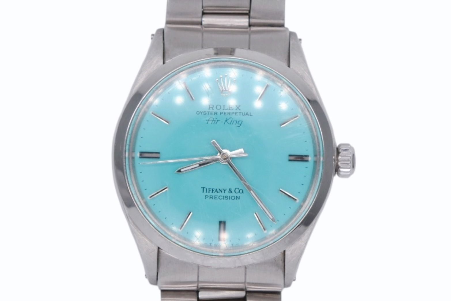 ROLEX エアキング 5500ティファニー　自動巻き腕時計 ロレックス ROLEX ロレックス エアキング Ref.5500 ティファニーダイヤル ウォッチ