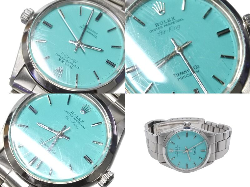 ROLEX ロレックス エアキング Ref.5500 ティファニーダイヤル ウォッチ