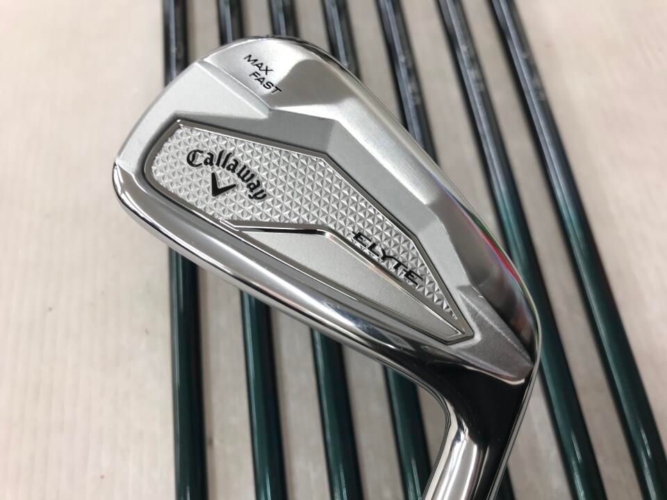 キャロウェイ　ELYTE MAX FAST　LIN-Q GREEN 40 for Callaway　Rフレックス　アイアンセット　【最短即日発送】