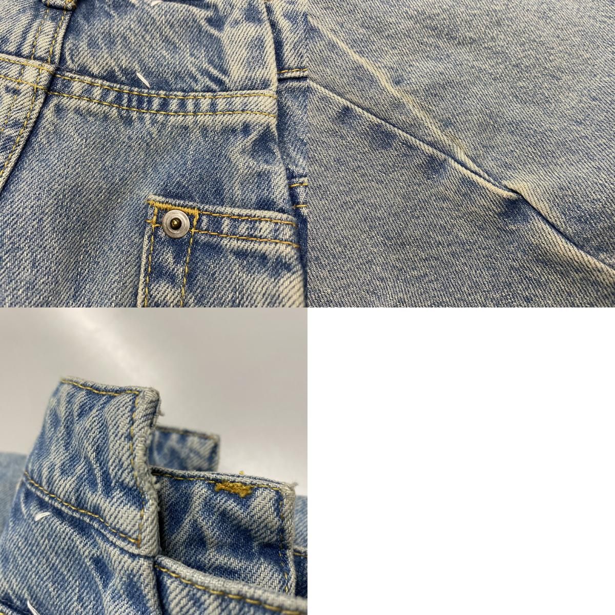 中古品】 MAISON MARGIELA メゾンマルジェラ S51LA0128 WIDE DENIM