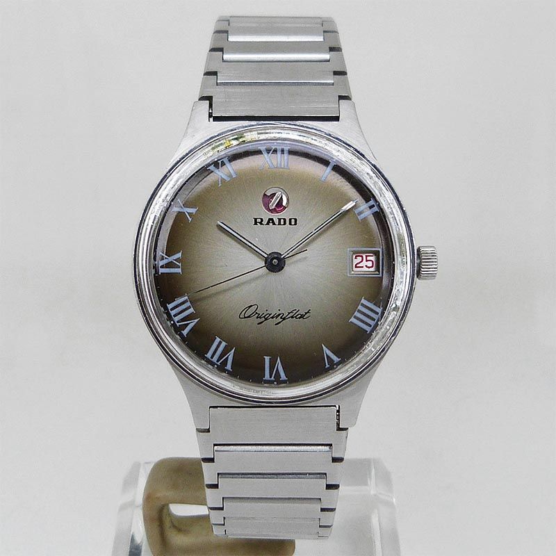ラドー RADO オリジンフラット オートマティック デイト アンティーク OH済