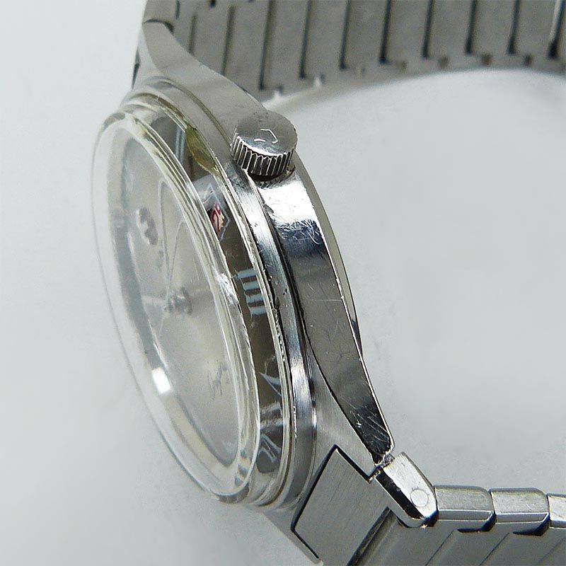  ラドー RADO オリジンフラット オートマティック デイト アンティーク OH済 ボタンダウン 自動巻き時計 腕時計(アナログ)