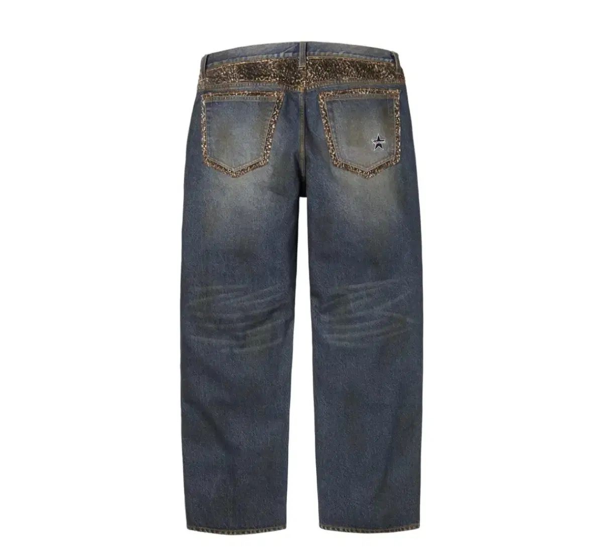 Supreme ヒョウ柄 レオパード ファー ルーズ フィット ジーン