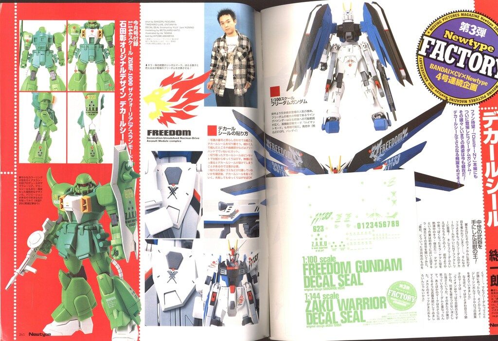 角川書店 2005年(平成17年)のアニメ雑誌 付録つき Newtype 2005年(平成