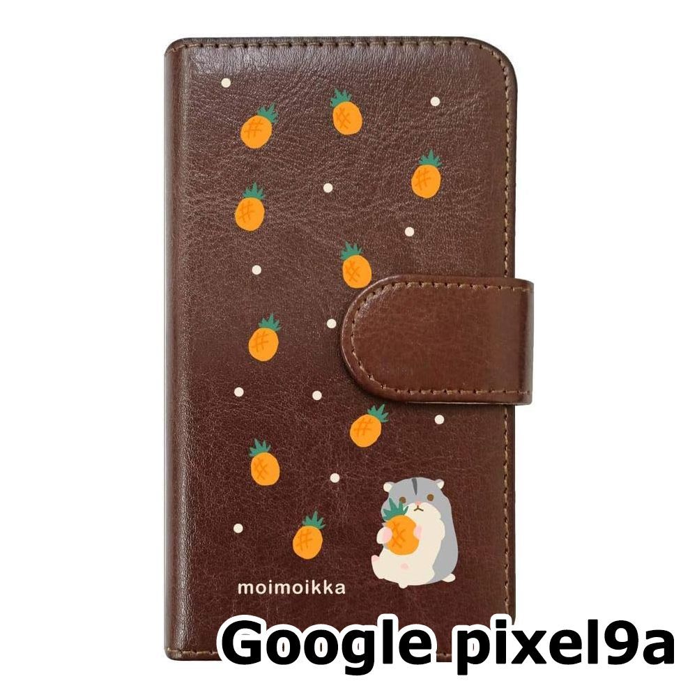 新品未使用】Google pixel9a スマホケース 手帳型 (色：ブラウン×柄