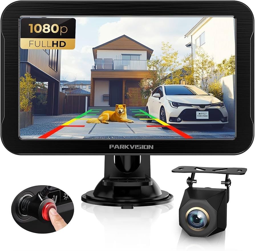 PARKVISION】1080P リアモニターカメラセット AHDリアカメラ・フロント