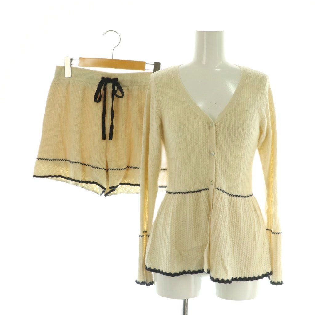 SNIDEL  クロシェカーディガン・パンツ セット スナイデルホーム SNIDEL HOME 25SS セットアップ ニット クロシェ