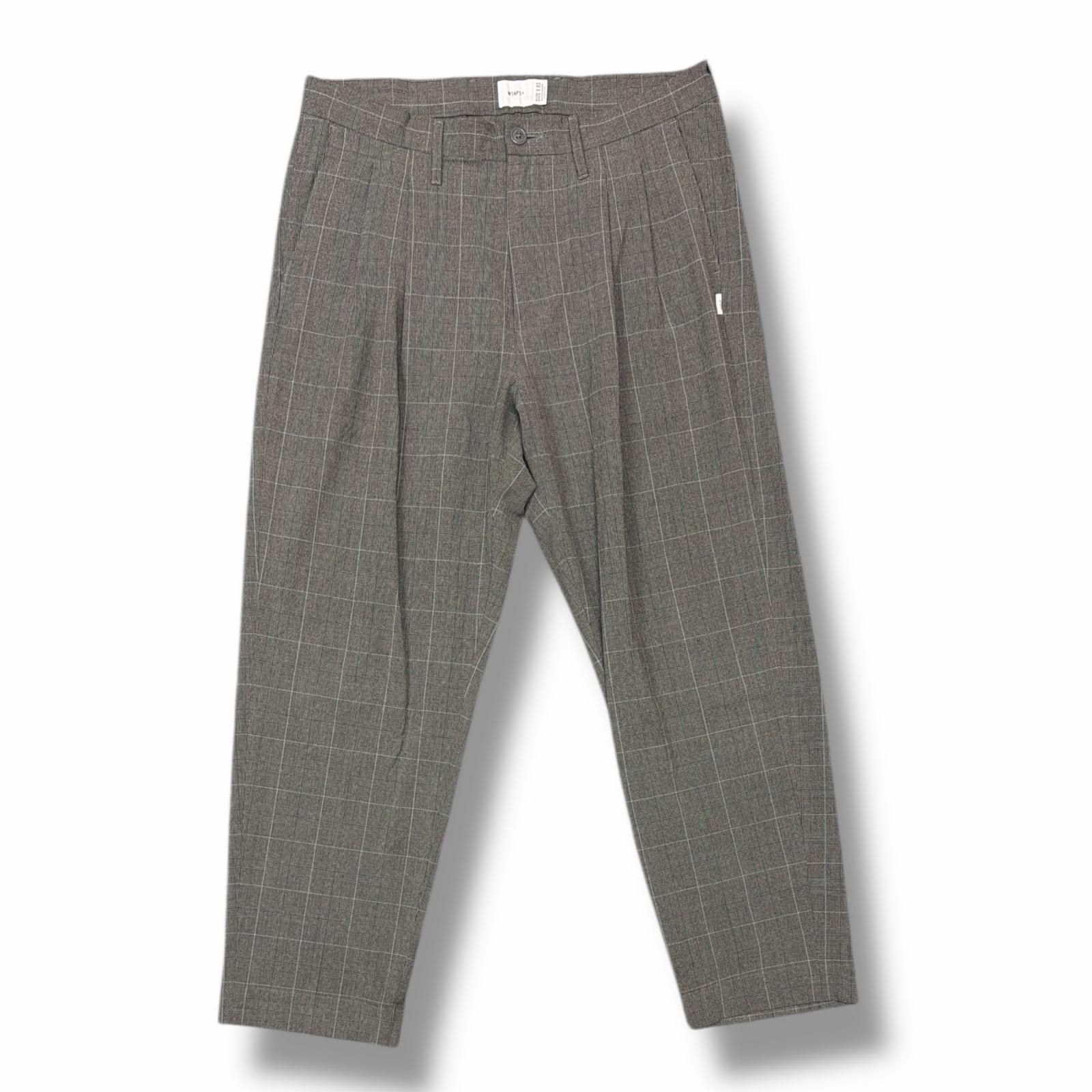 WTAPS Tuck Trousers タック チェック トラウザーパンツ ダブル