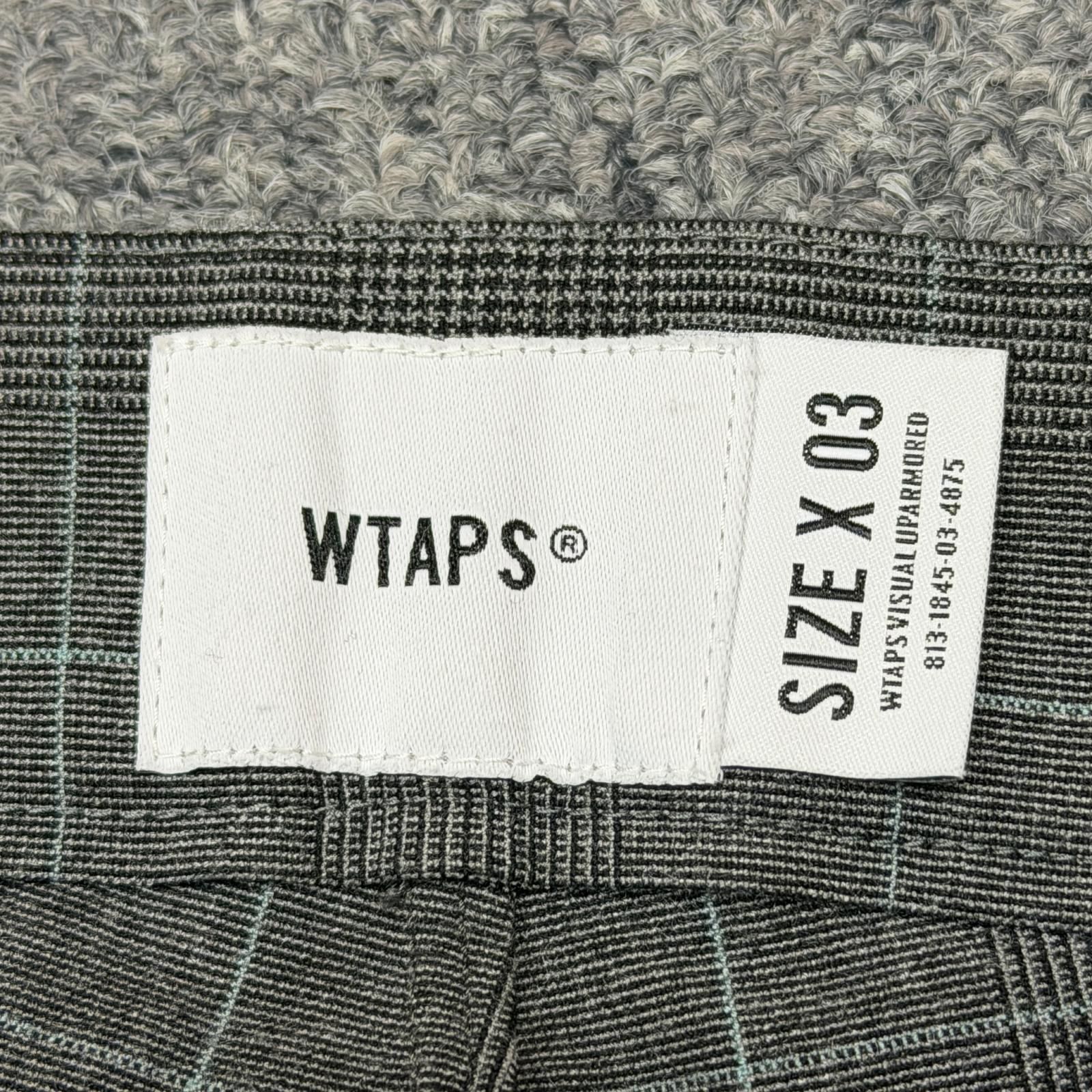 WTAPS Tuck Trousers タック チェック トラウザーパンツ ダブル