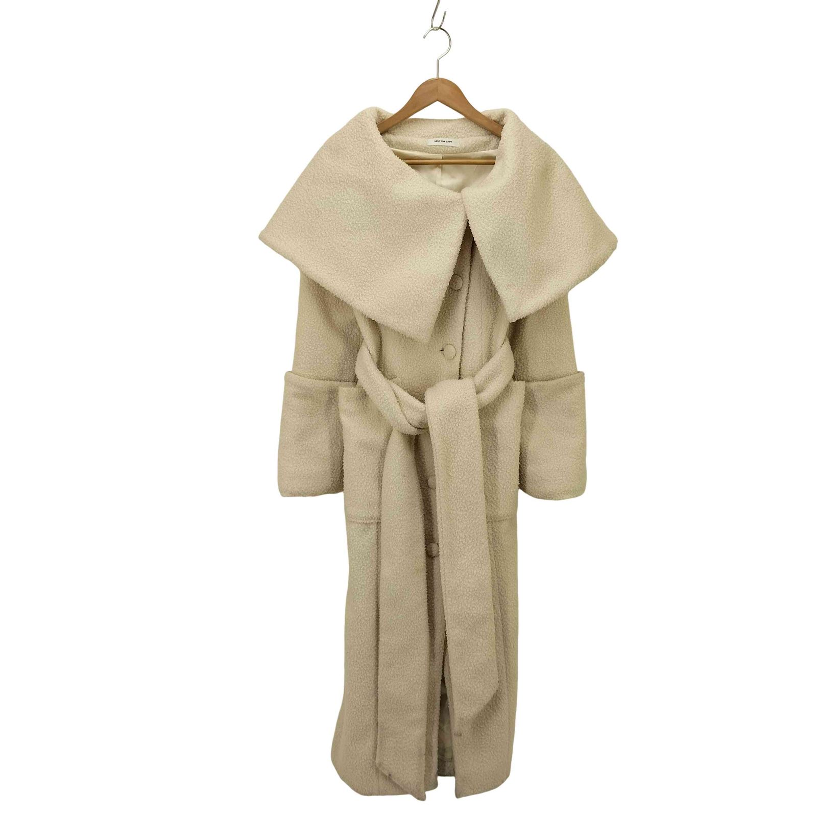 メルトザレディ Melt the lady wrapping gown coat レディース FREE