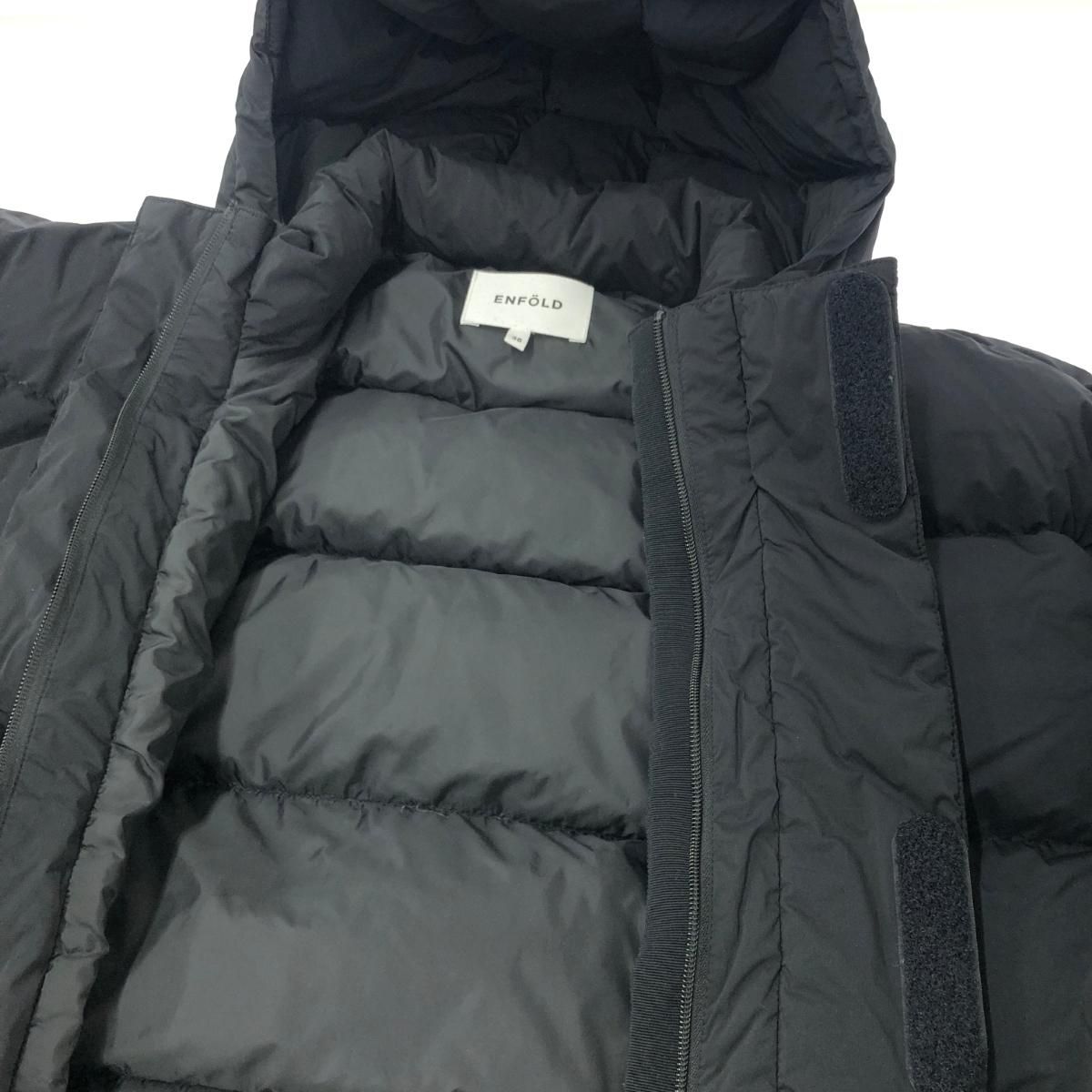 ま*ま様 ENFÖLD ブラック ダウンジャケット 38 ENFOLD - エンフォルド ダウンジャケット サイズ38 Mの通販 by ブラン