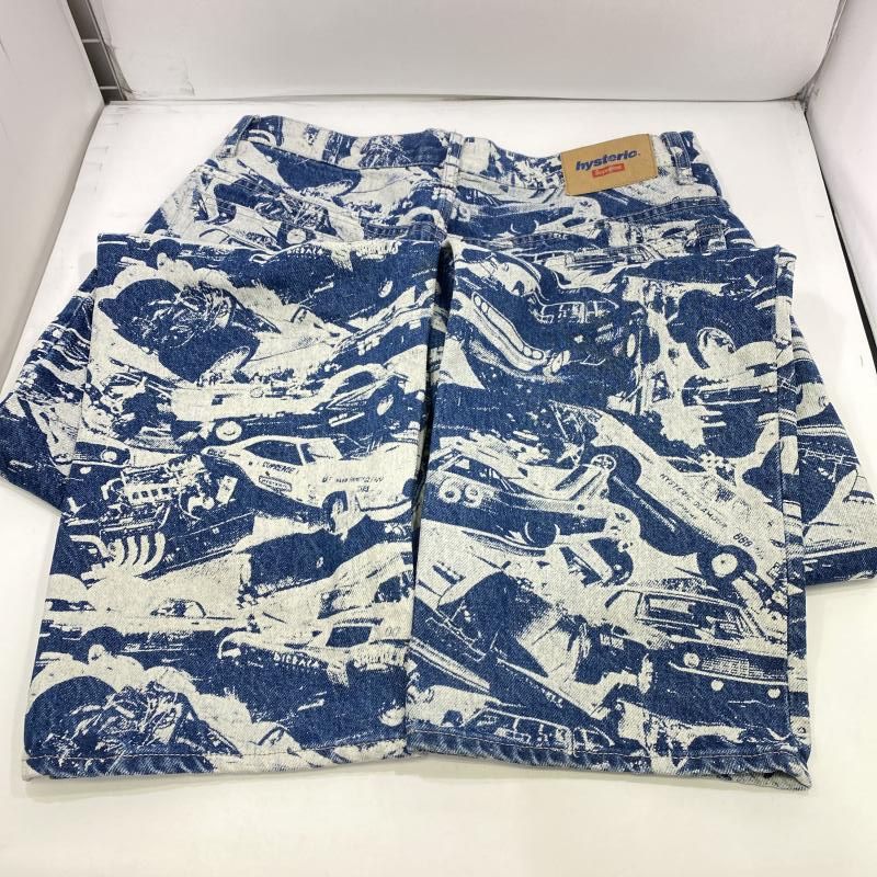 中古】Supreme×HYSTERIC GLAMOUR 24FW Cars Baggy Jean インディゴ 32