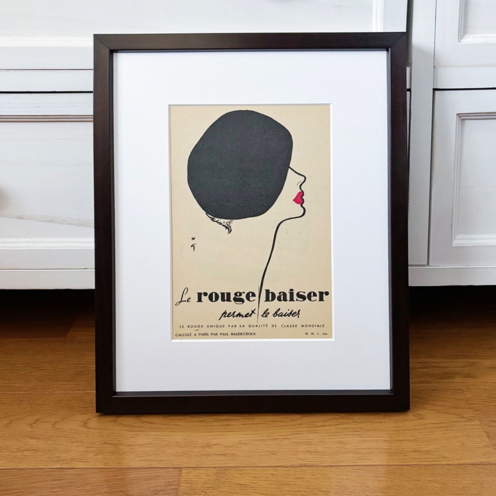 1950 広告＞Rene Gruau ルネ グリュオ ポスター ヴィンテージ アート