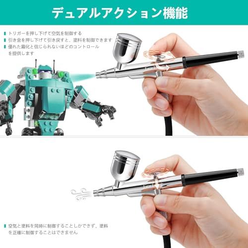 新品】Gocheer 48PSI エアブラシ コンプレッサー ミニ エアブラシ