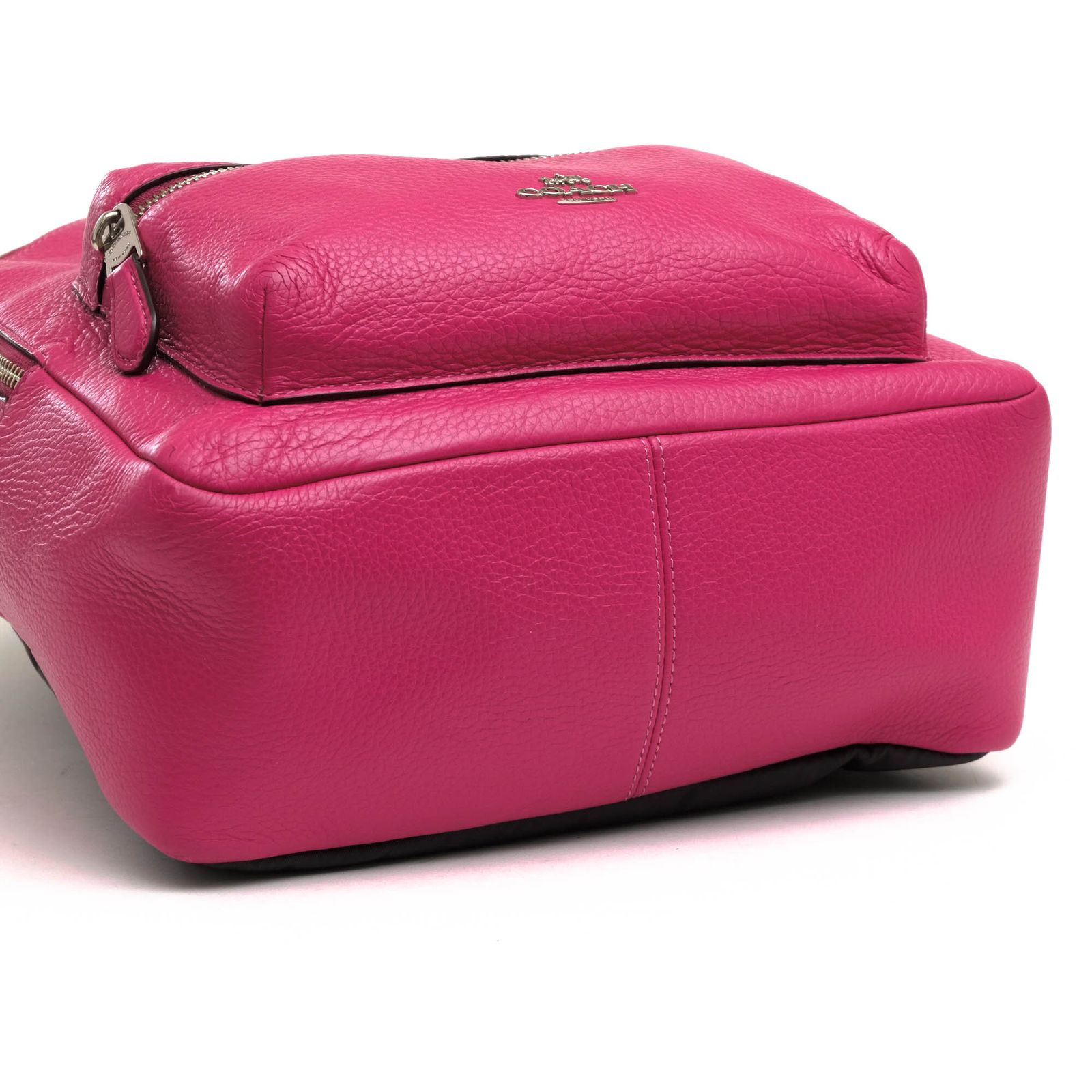 COACH Medium Charlie Backpack Pink Leather Women