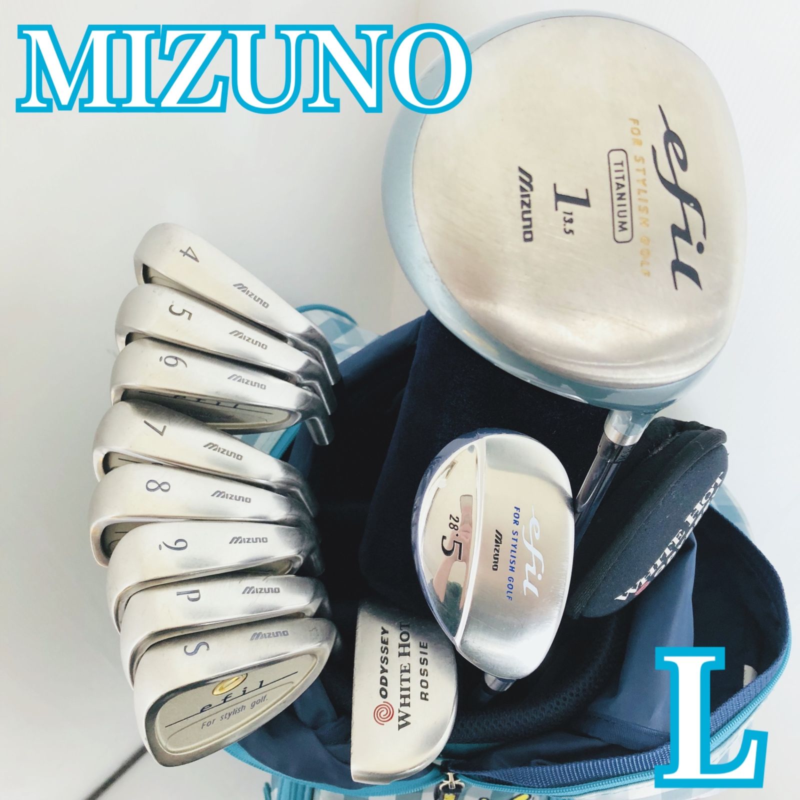 レディース MIZUNO ミズノ efil エフィル ゴルフ クラブ セット 初心者