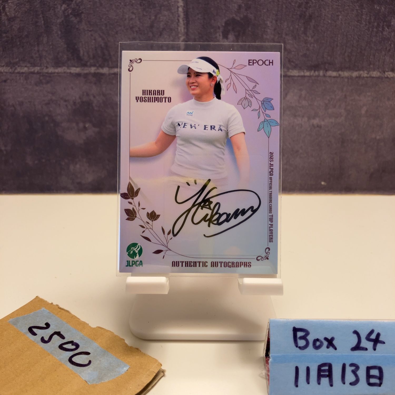 2025 EPOCH Woman's Pro Golfer 吉本ひかる Hikaru Yoshimoto 40/60