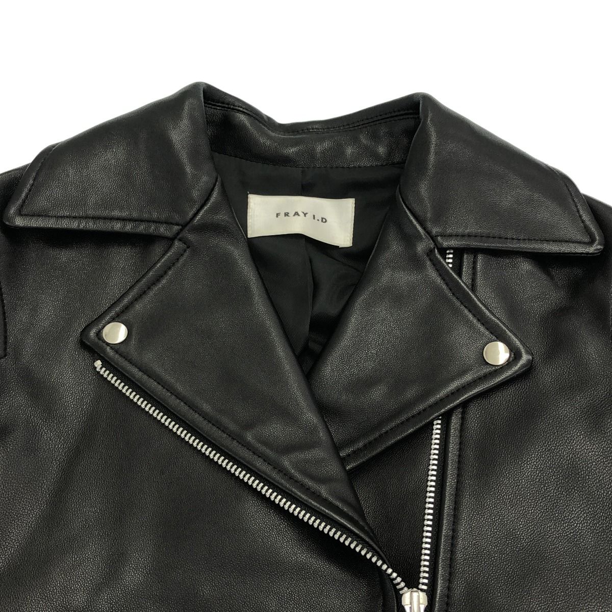 FRAY I.D フレイ アイディー ラムレザーライダースジャケット