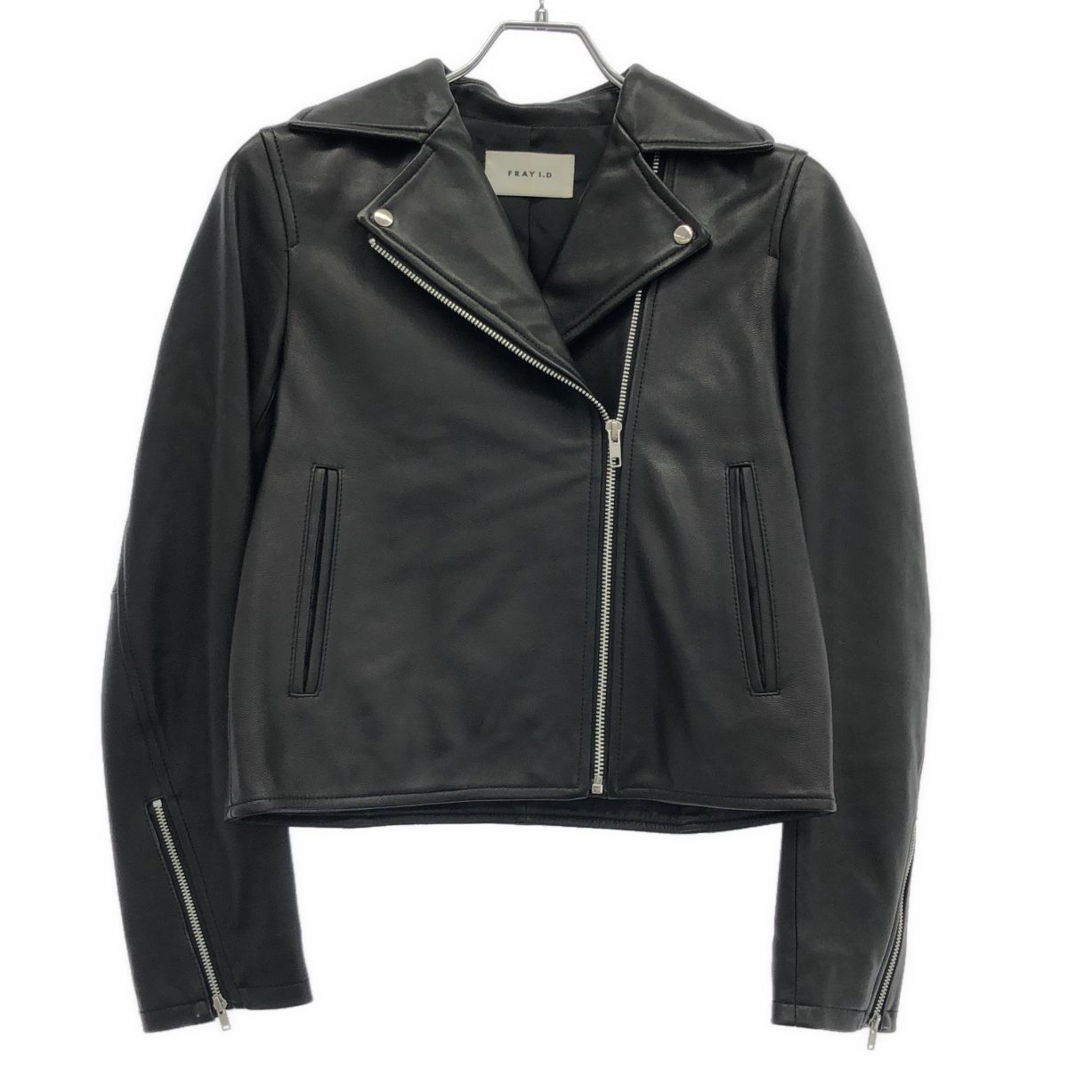 FRAY I.D フレイ アイディー ラムレザーライダースジャケット