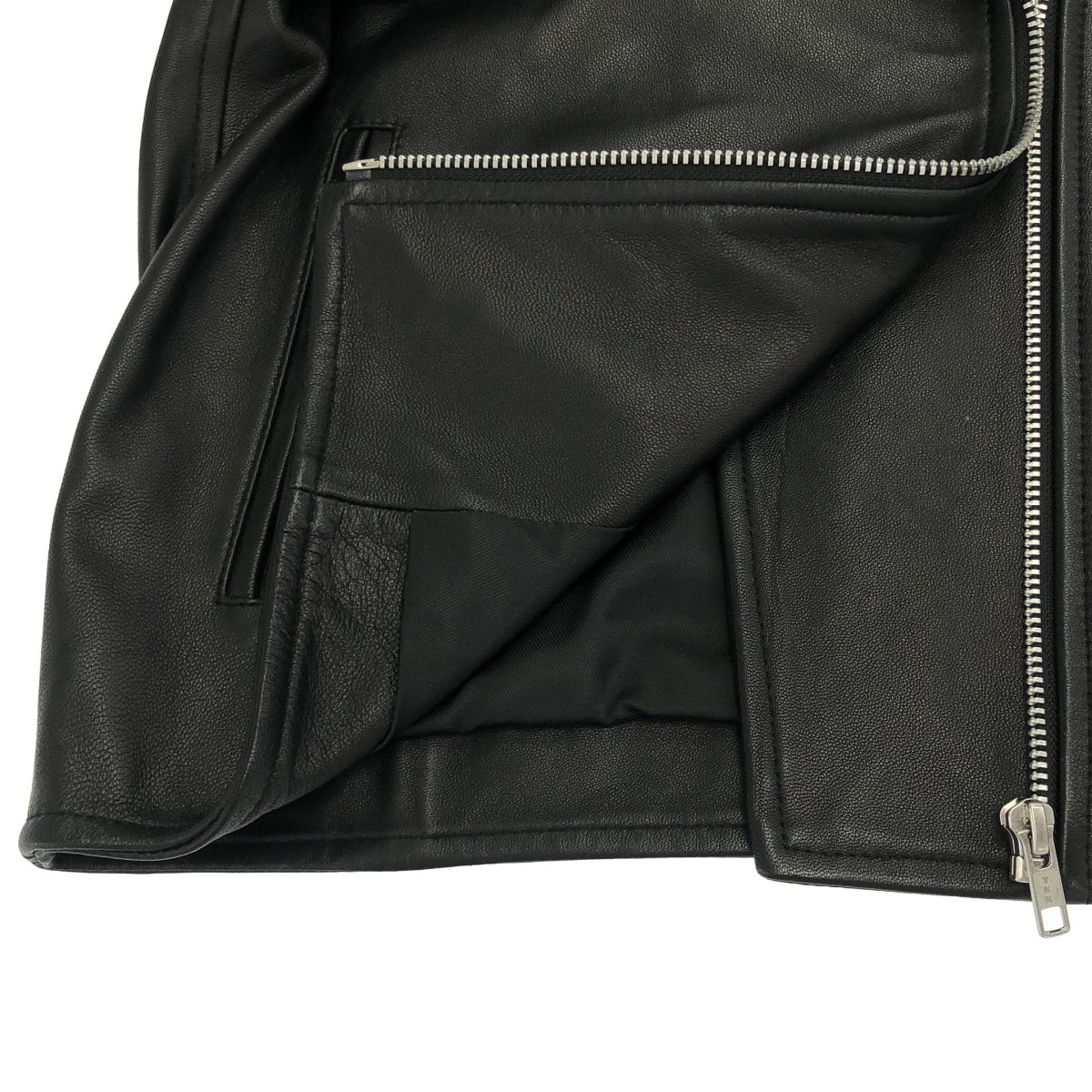 FRAY I.D フレイ アイディー ラムレザーライダースジャケット