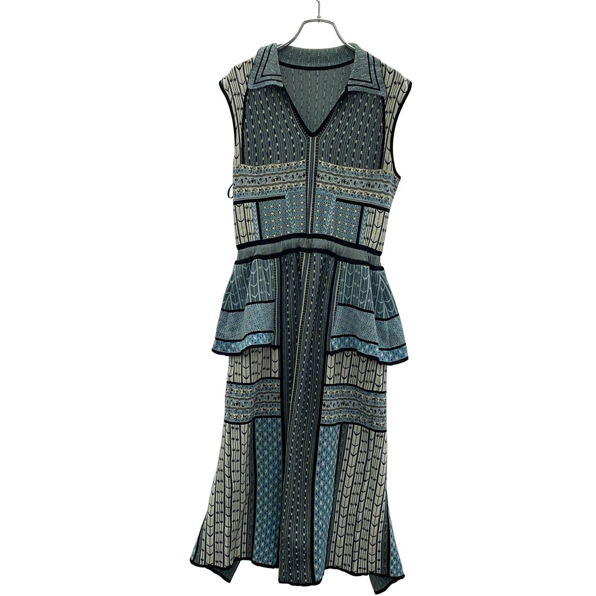 mame kurogouchi マメ クロゴウチ 25SS Geometric Pattern Knitted 