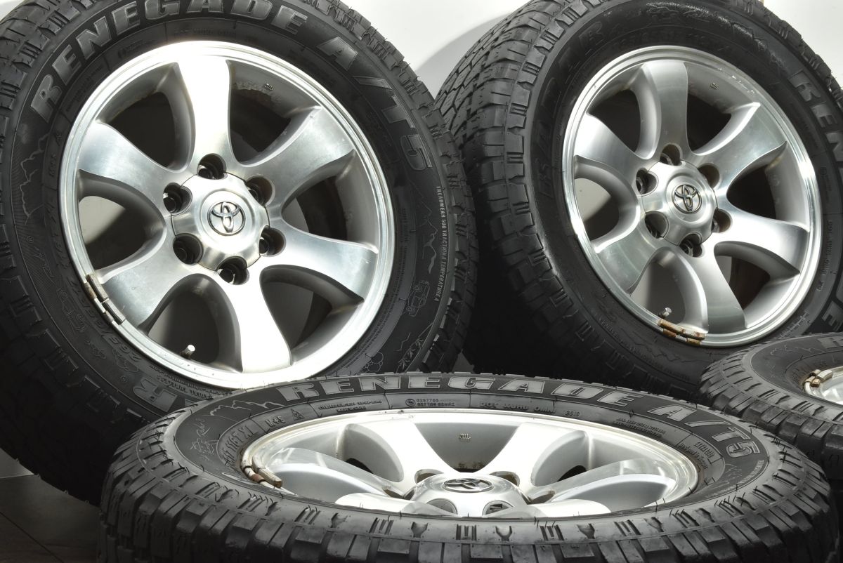 車 【ホイールのみ販売可能】トヨタ 120 ランドクルーザープラド 純正 