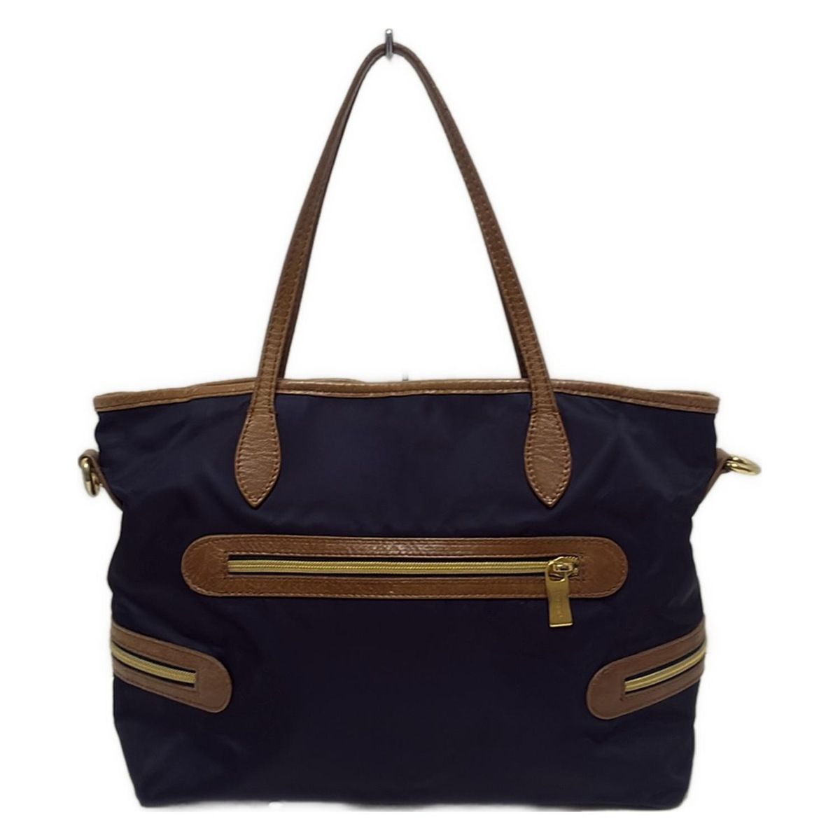 OROBIANCO(オロビアンコ) トートバッグ - ダークネイビー×ブラウン