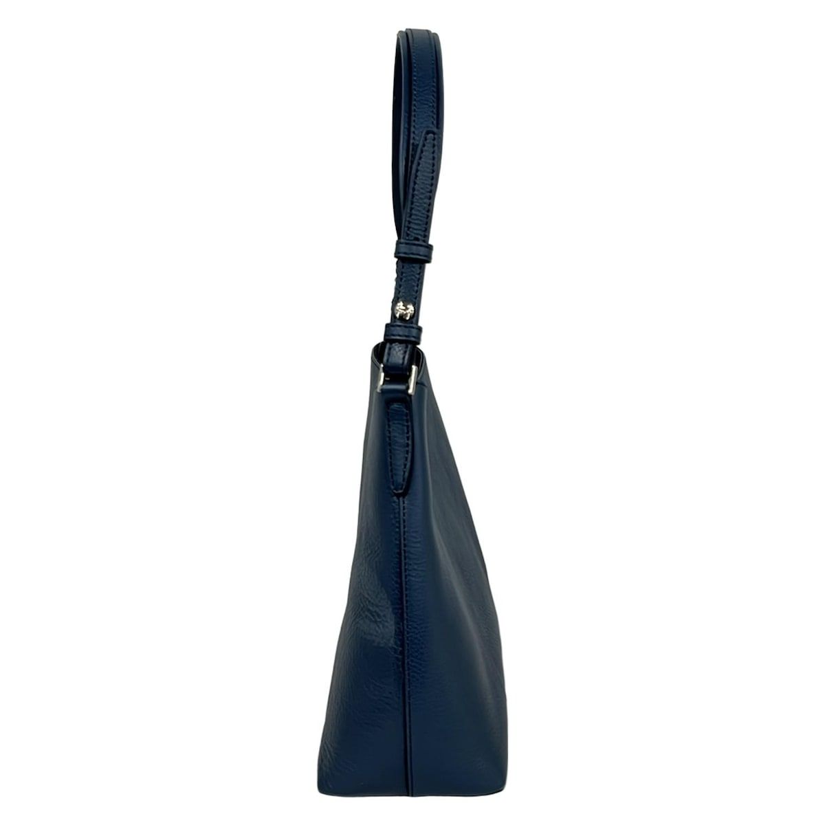 HIROFU 別売りストラップ付 ショルダーバッグ 濃紺 ネイビー ヒロフ HIROFU(ヒロフ) ショルダーバッグ美品 - ネイビー レザー - メルカリ