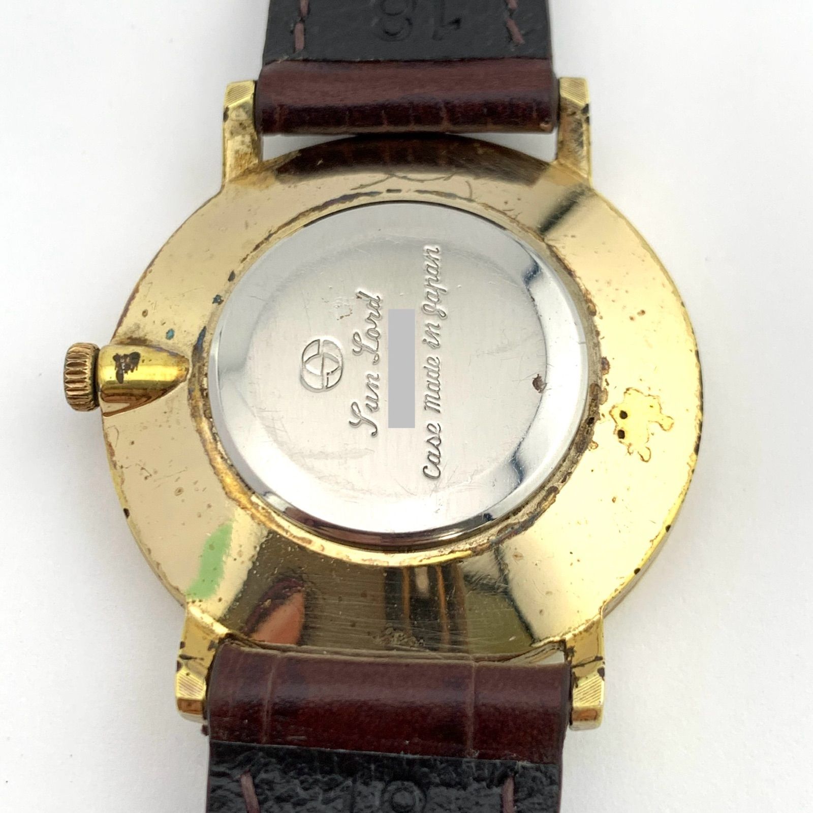 中古】Sun Lord 8101K 手巻き時計 ブラウン - メルカリ