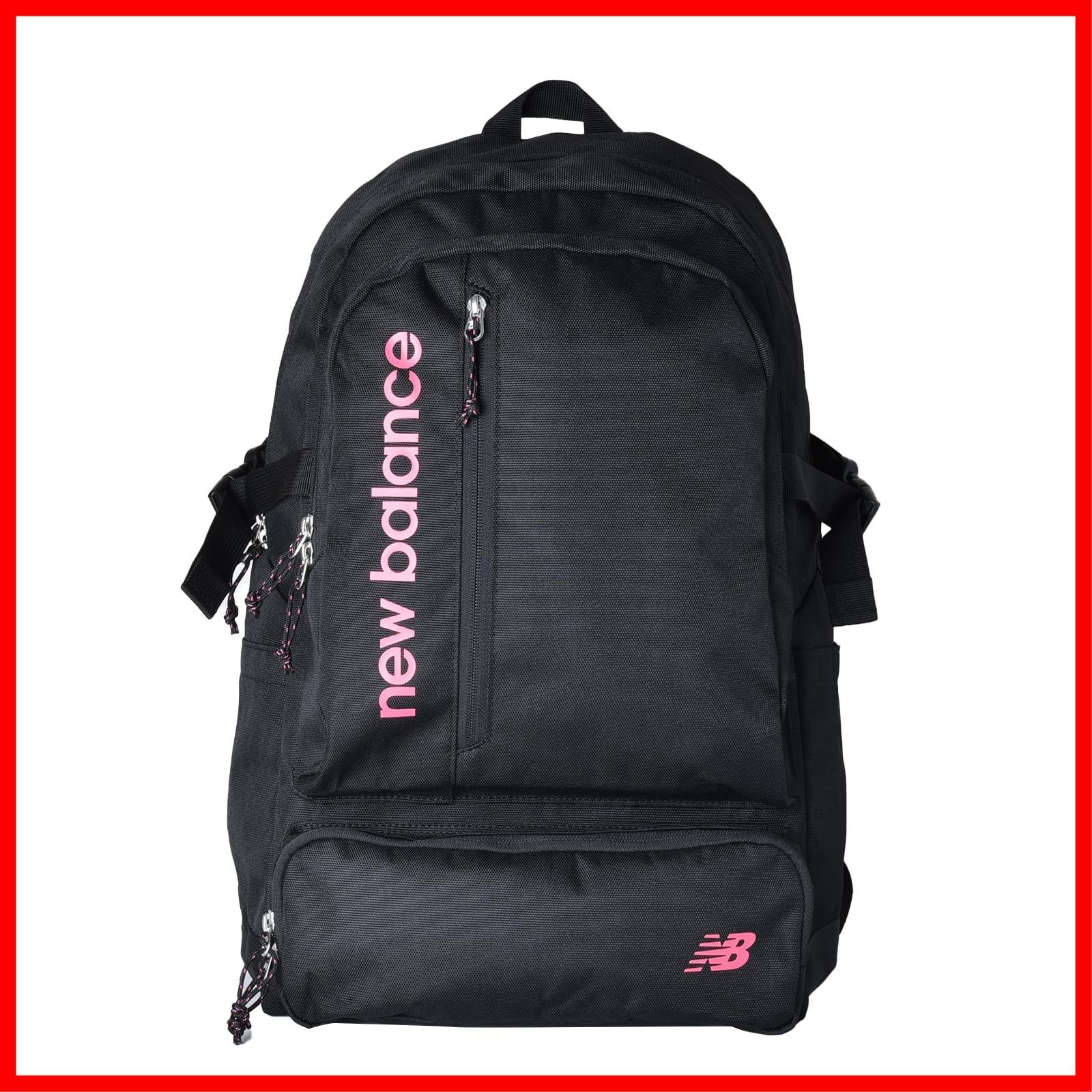 耐久性 A 4収納 25 L 部活 黒 通学 大容量 リュック BIGポケットバックパック ニュー ンス