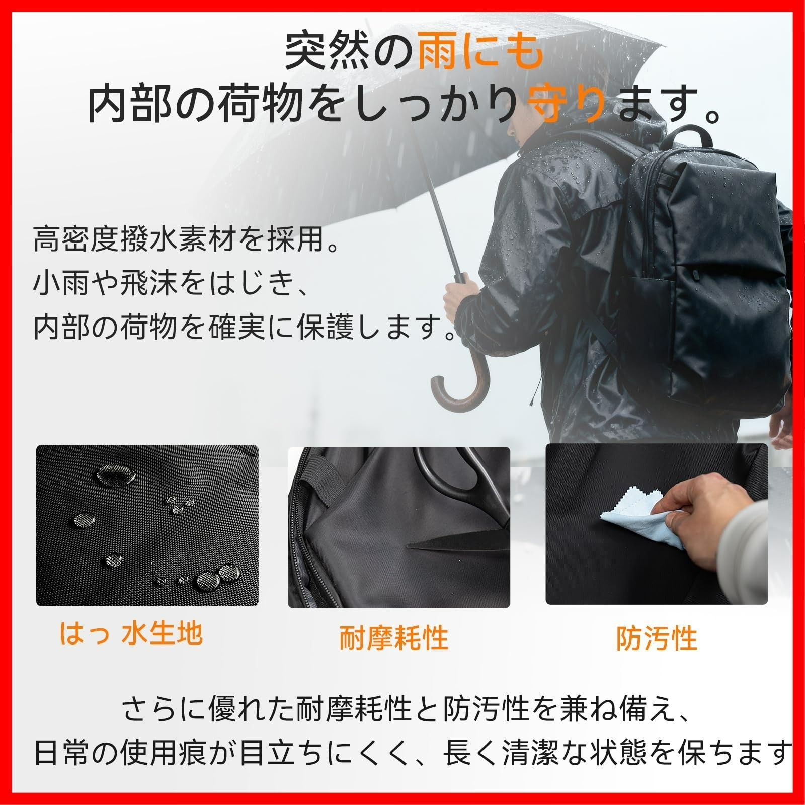 仕事用バックパッ ノートパソコン収納バックパック