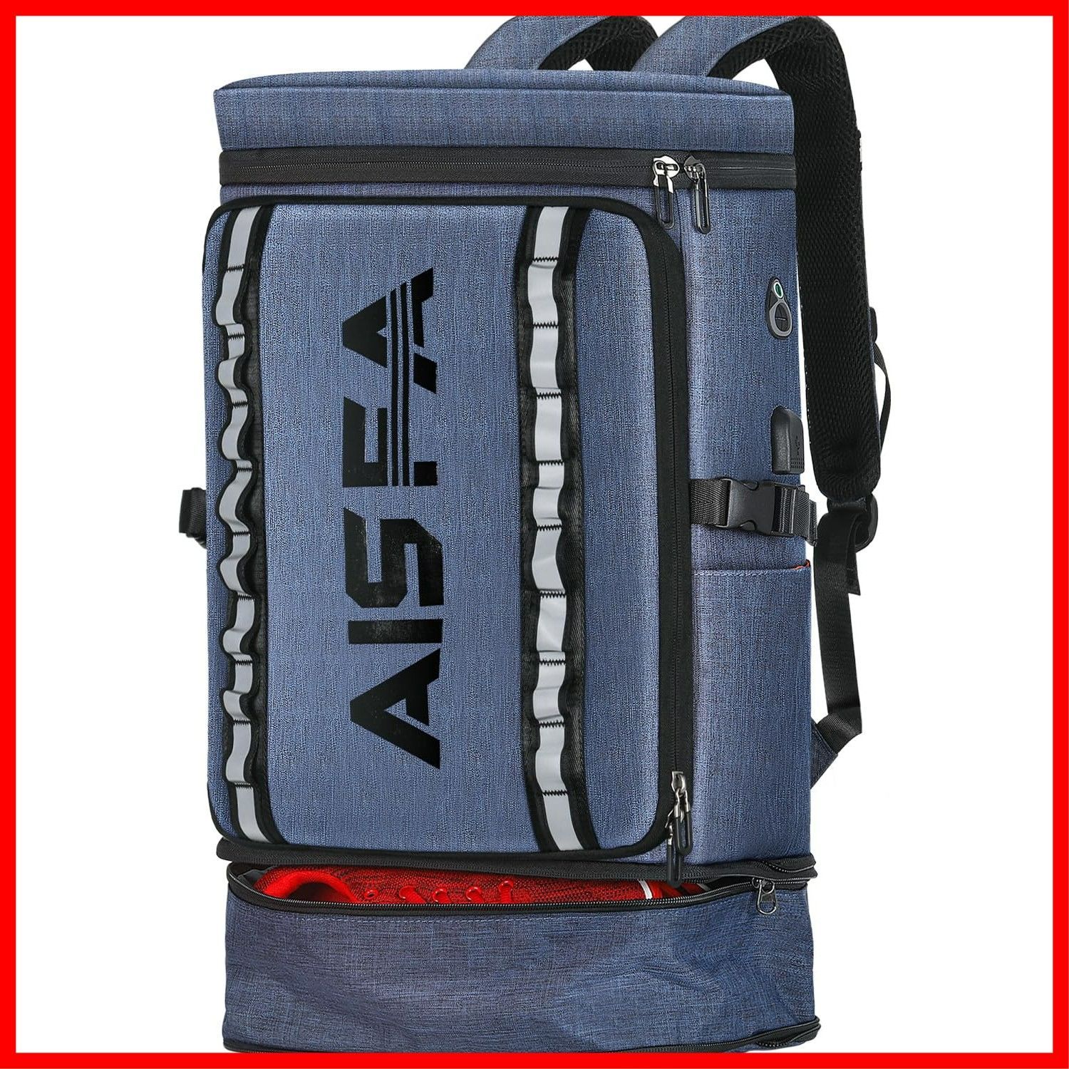 通学 旅行 アウトドア山登 出張 USB充電ポート付き ラップトップバック 丈夫 ビジネス PC 15 6インチ 防水 30 L防水 山登バックパック 鞄軽量 スクエア 防災リュックサック 避難 大容量 メンズ PCバック高校生 リュック AISFA