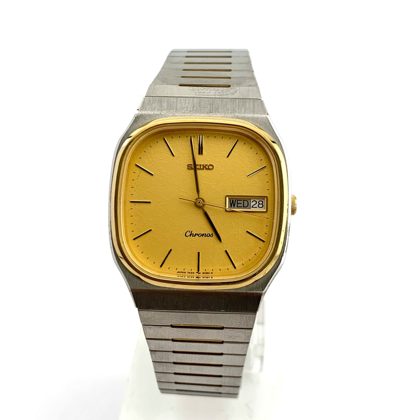 中古】SEIKO Chronos 7433-5080 腕時計 ゴールド/シルバー - メルカリ