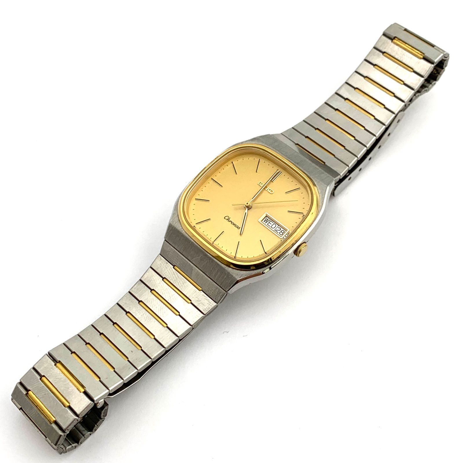 中古】SEIKO Chronos 7433-5080 腕時計 ゴールド/シルバー - メルカリ