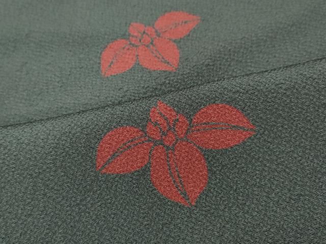 平和屋着物○世界的人形師 辻村寿三郎 ジュサブロー 小紋 舞花文 正絹