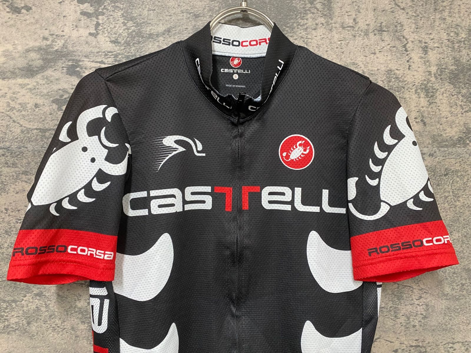 JV190 カステリ CASTELLI 半袖 サイクルジャージ 黒 S - メルカリ