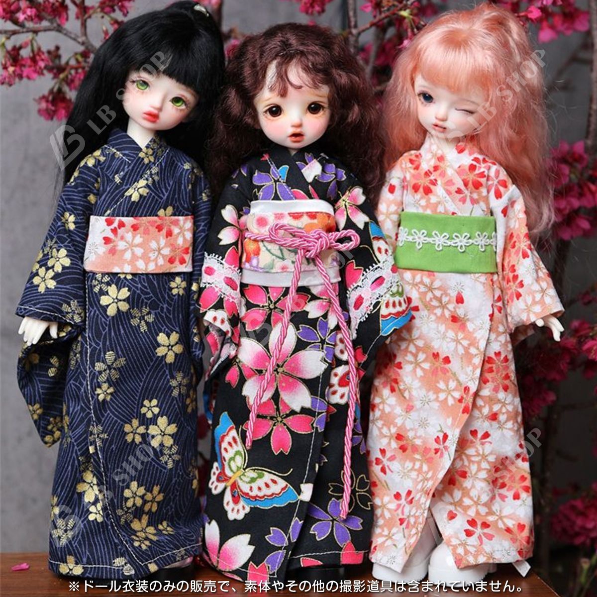 ドール衣装 ドール服 1/6スケール用 和服セット ドール着物 1/6bjd