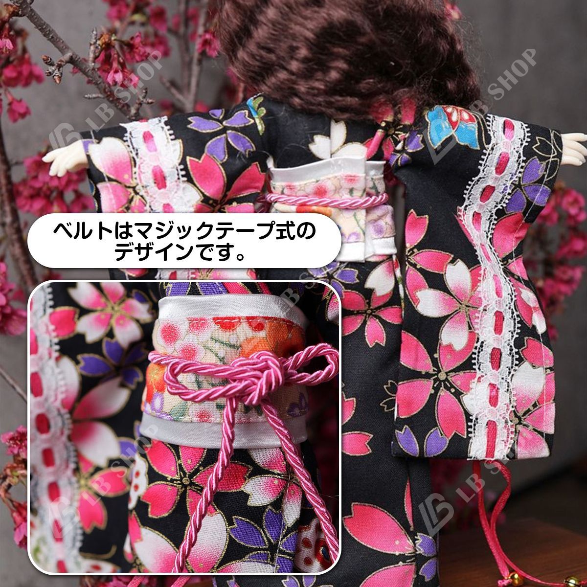 ドール衣装 ドール服 1/6スケール用 和服セット ドール着物 1/6bjd