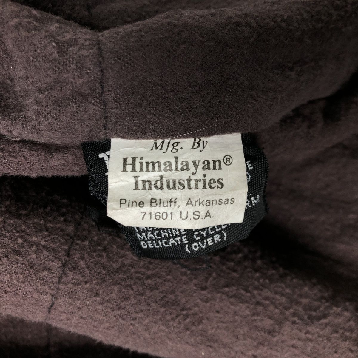 古着 himalayan 迷彩柄 ツリーバークカモ フリースジャケット USA製