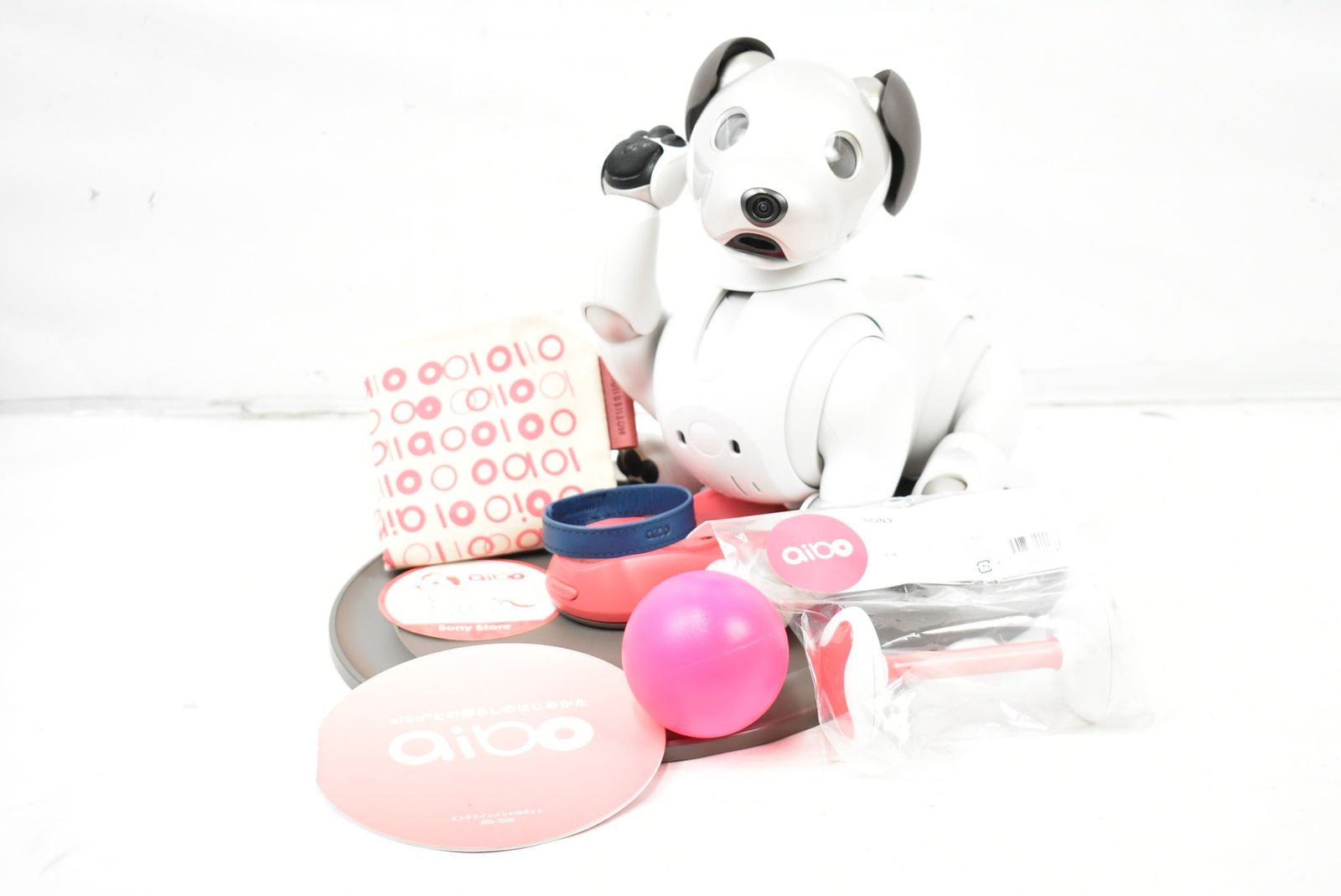 ソニー アイボ ERS 1000 アイボーン アイボ首輪 トートバッグ AIBO 犬型 ロボット ペット SONY J 225 byebye